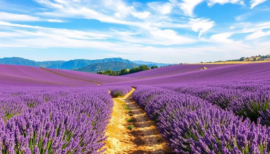 Lavender Fields in Provence Southern France Lavender Fields in Provence Southern France