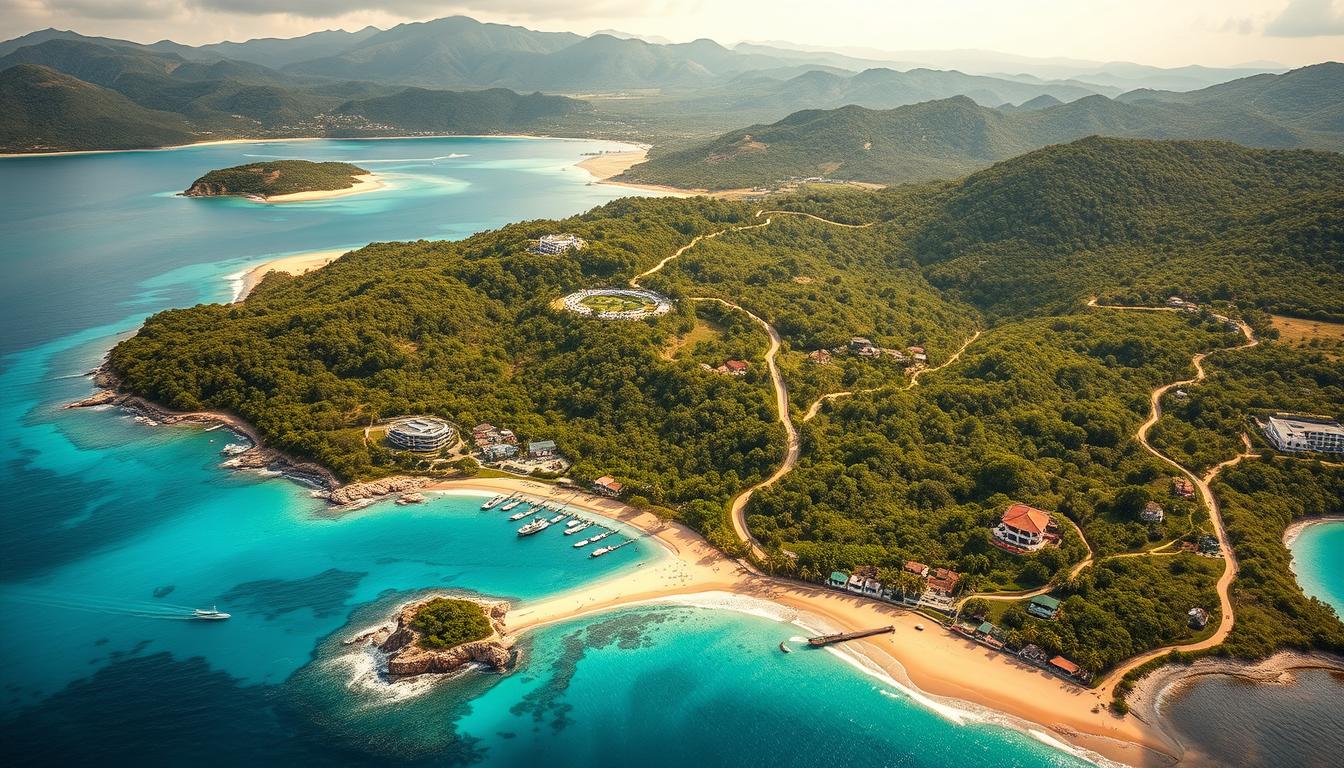 mustique map