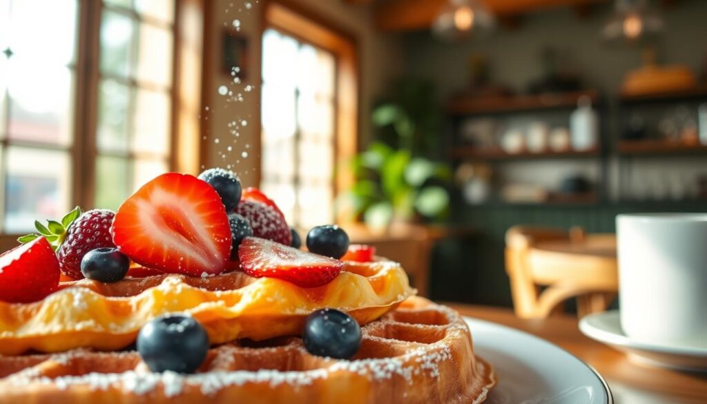 waffles at Lemonhearted waffles at Lemonhearted