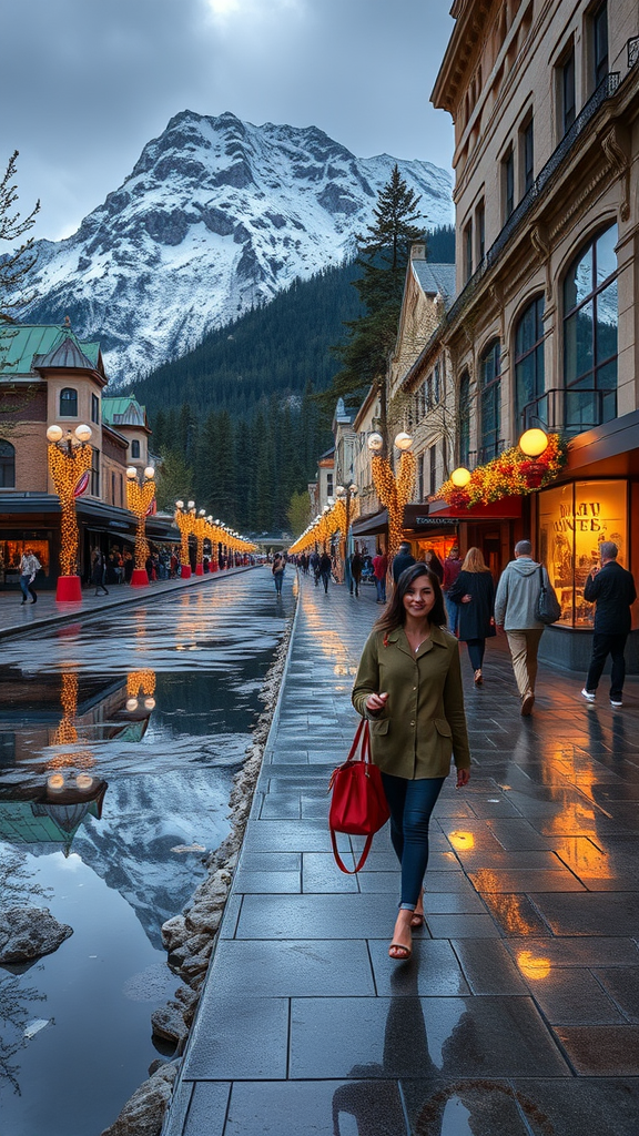 Banff FOMO on Banff Avenue? Balancing boutique hopping with lakeside reflection