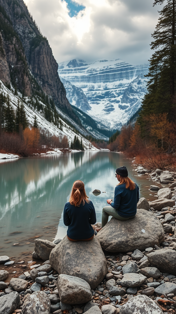 Banff reflection rituals: Journaling by Bow River instead of racing to every vista