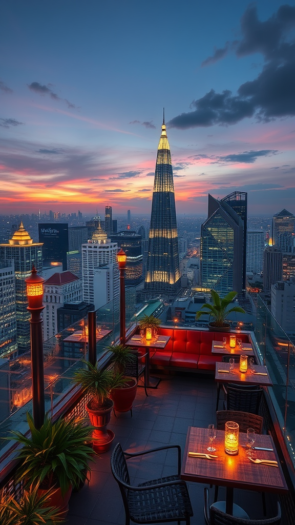 Best rooftop dining in Bangkok