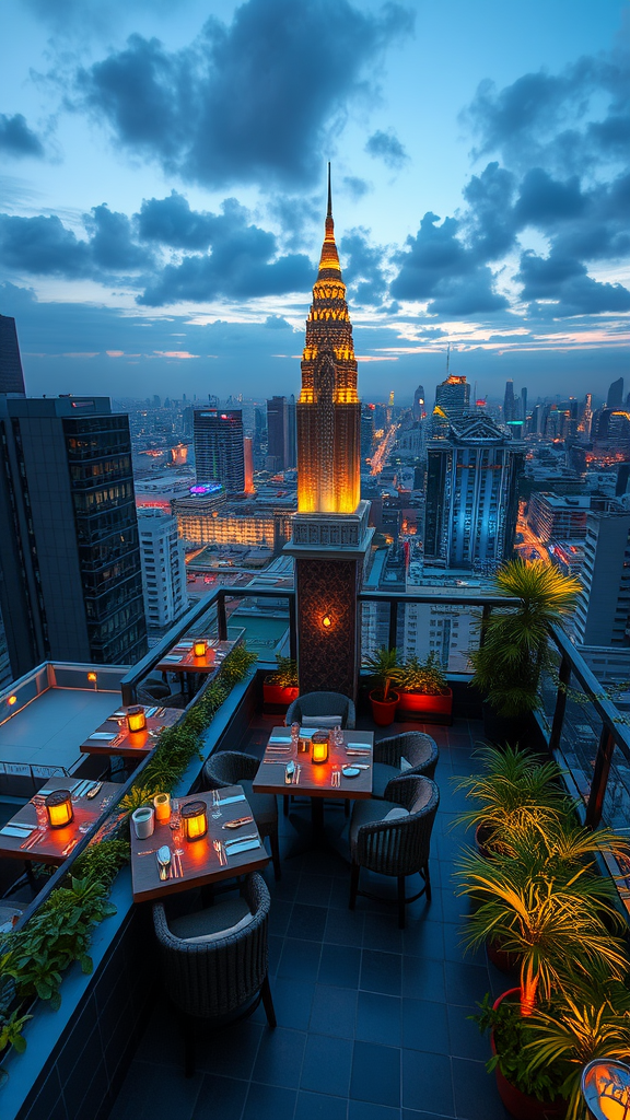Best rooftop dining in Bangkok