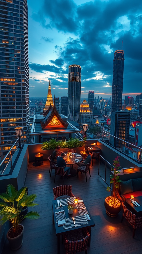 Best rooftop dining in Bangkok