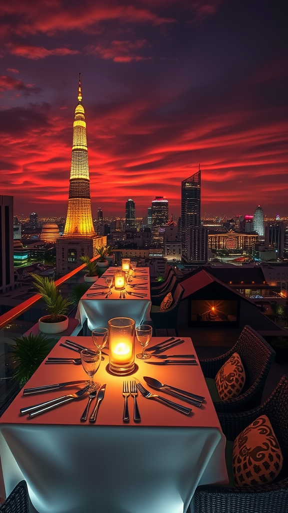 Best rooftop dining in Bangkok