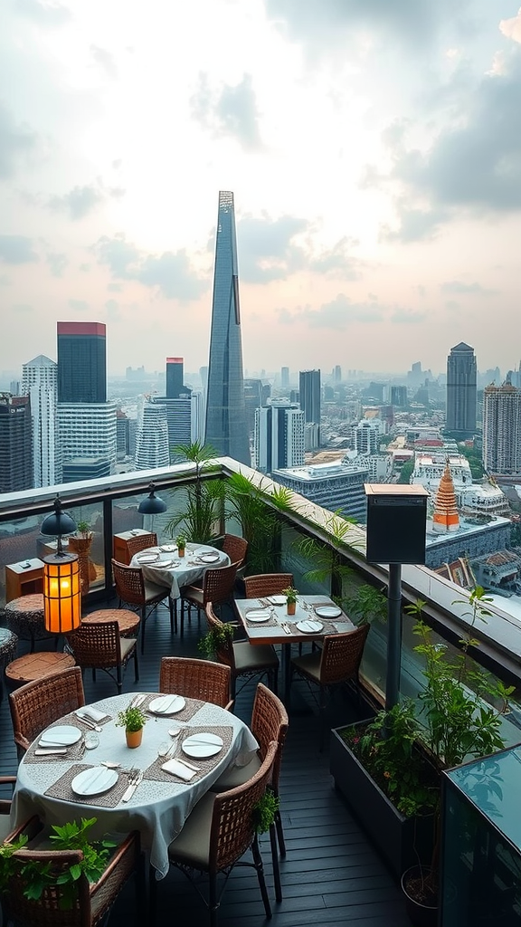 Best rooftop dining in Bangkok