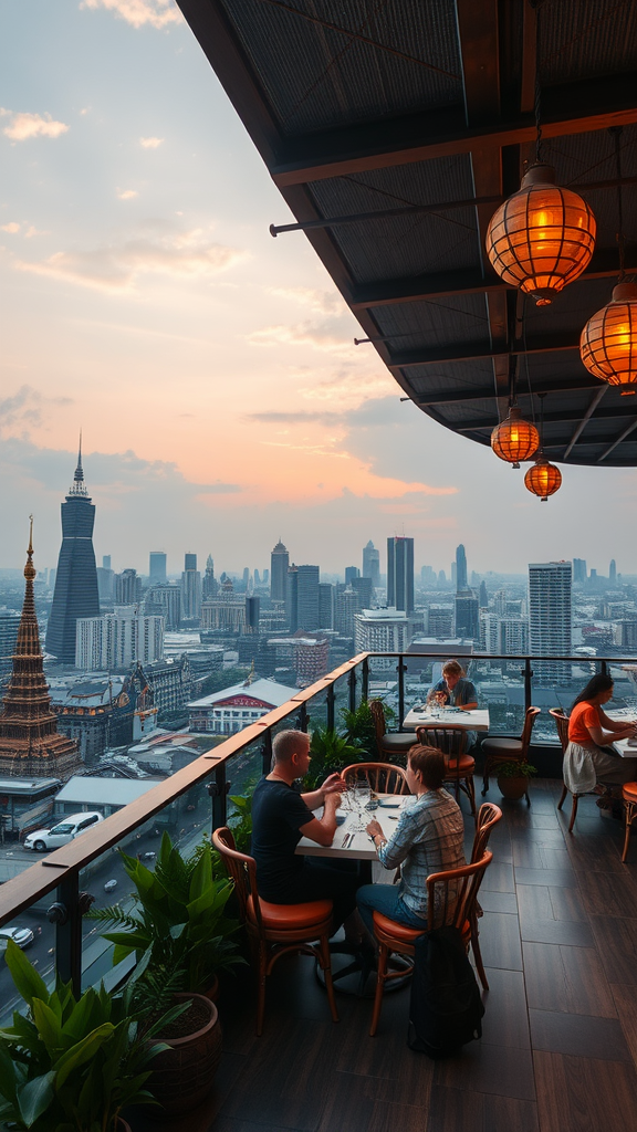 Best rooftop dining in Bangkok