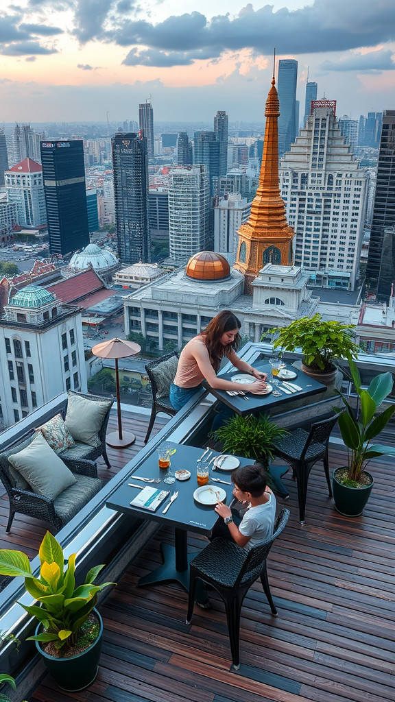 Best rooftop dining in Bangkok