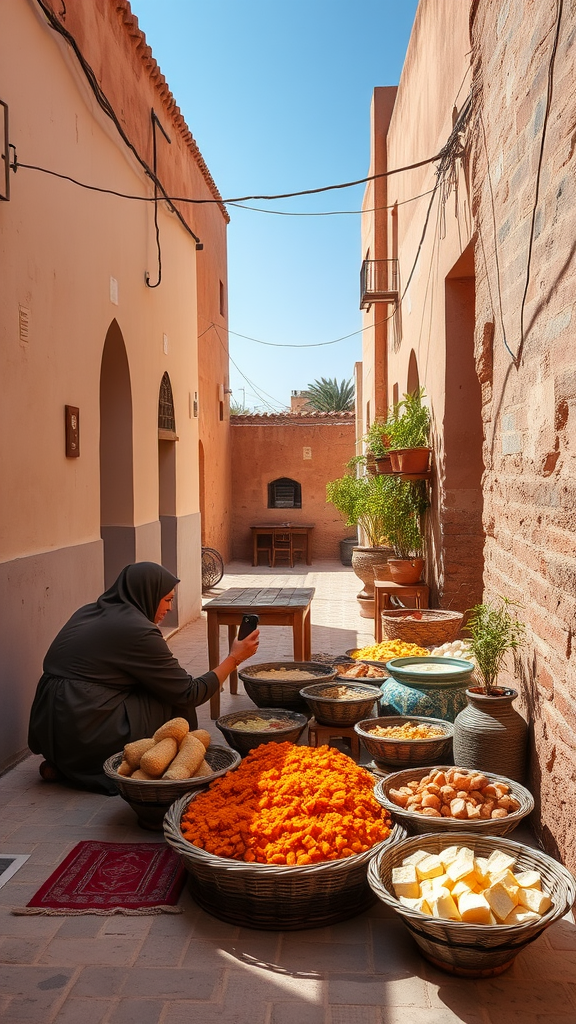Cultural food experiences in Morocco