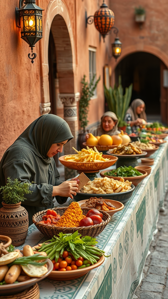 Cultural food experiences in Morocco