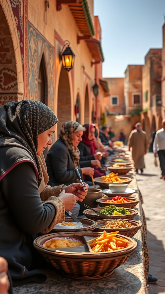 Cultural food experiences in Morocco
