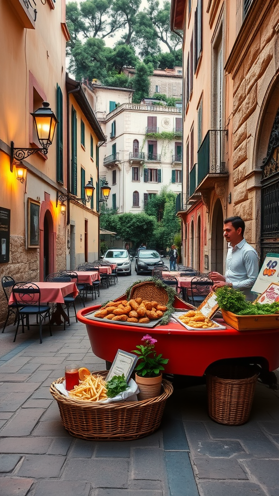 Gourmet travel itinerary for Italy