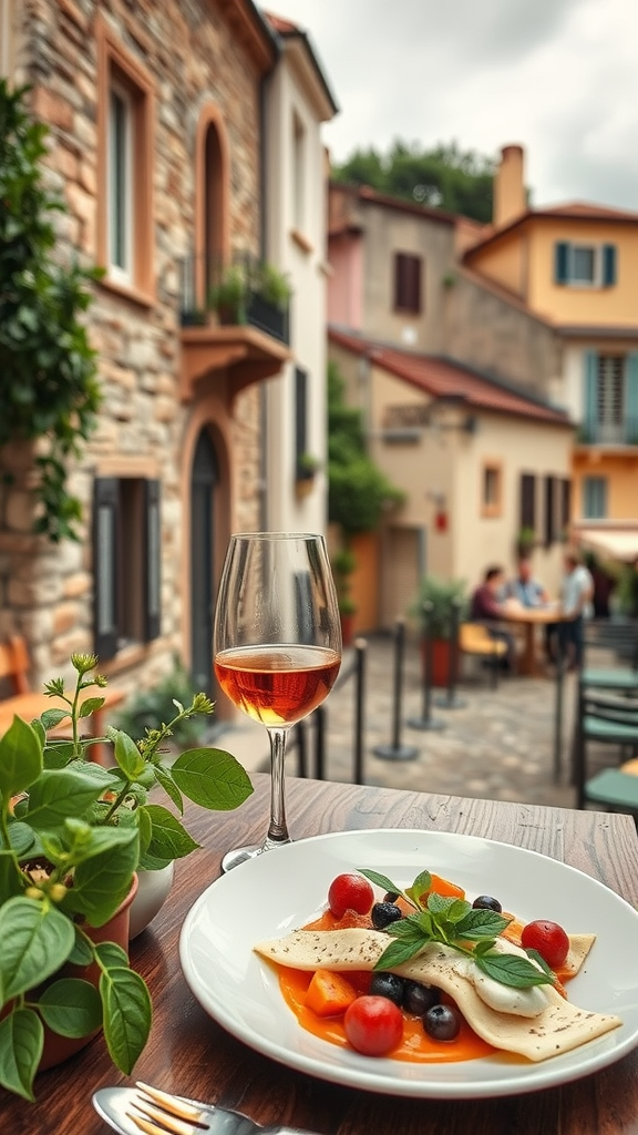Gourmet travel itinerary for Italy