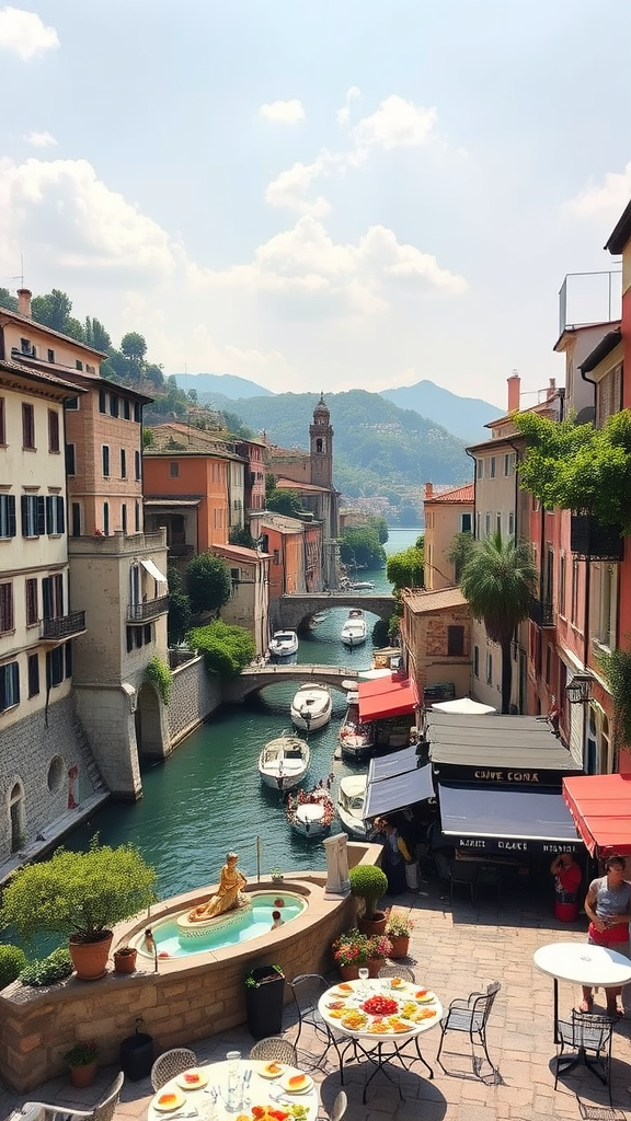 Gourmet travel itinerary for Italy