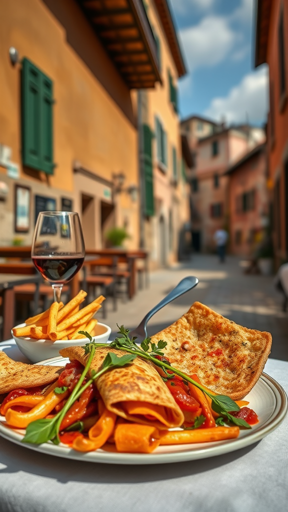 Gourmet travel itinerary for Italy