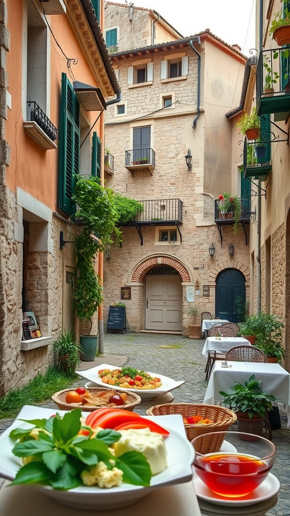 Gourmet travel itinerary for Italy