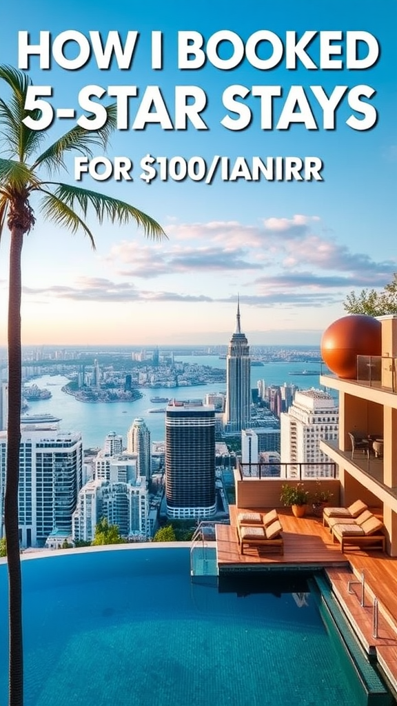 How I Booked 5-Star Stays for Under $100/Night