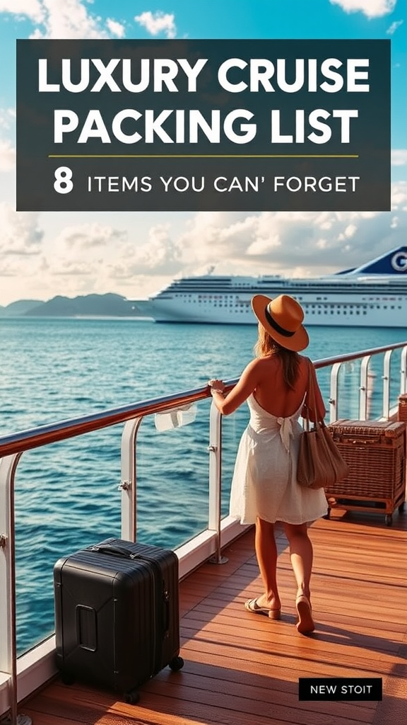 Luxury Cruise Packing List: 8 Items You Can’t Forget