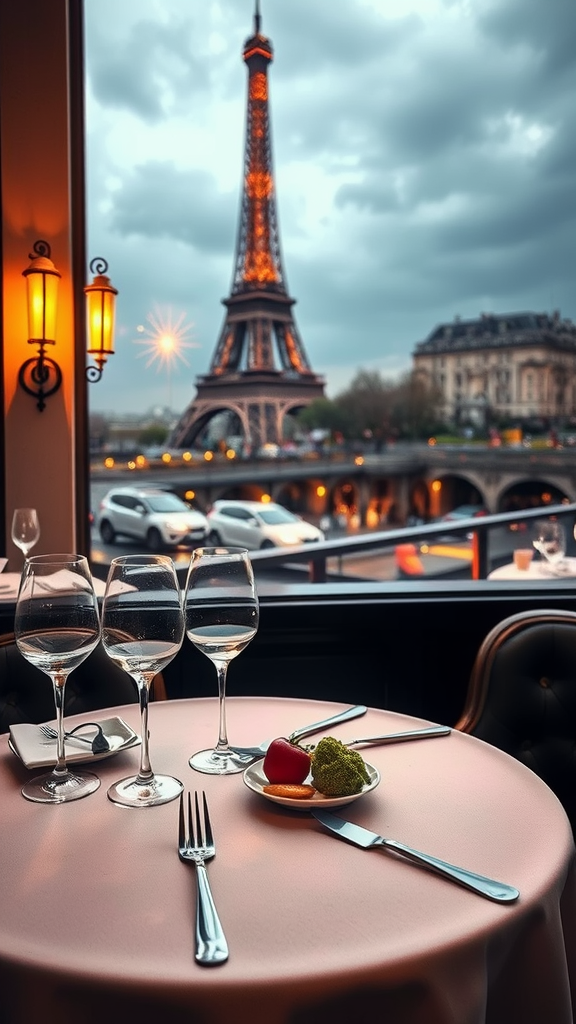 Luxury dining experiences in Paris