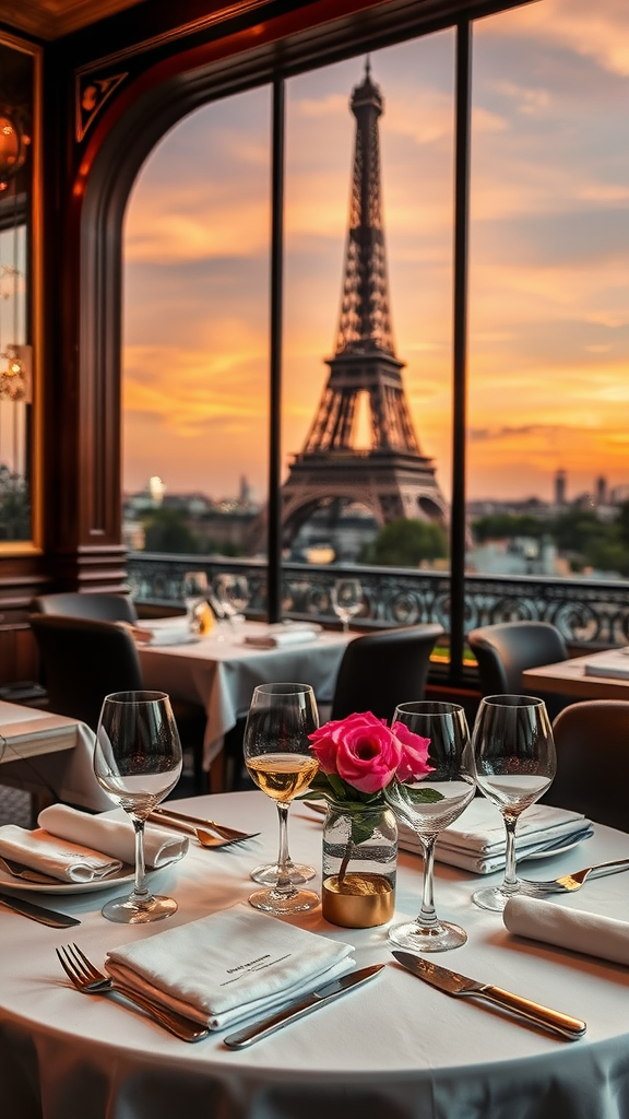 Luxury dining experiences in Paris