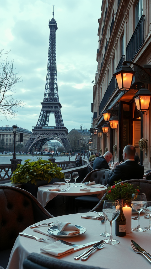 Luxury dining experiences in Paris