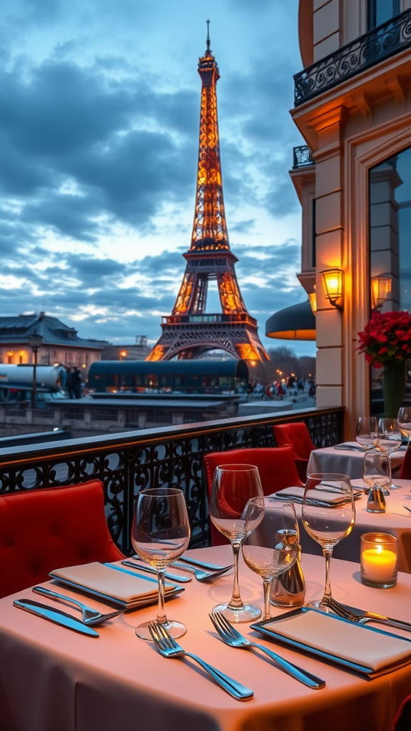 Luxury dining experiences in Paris