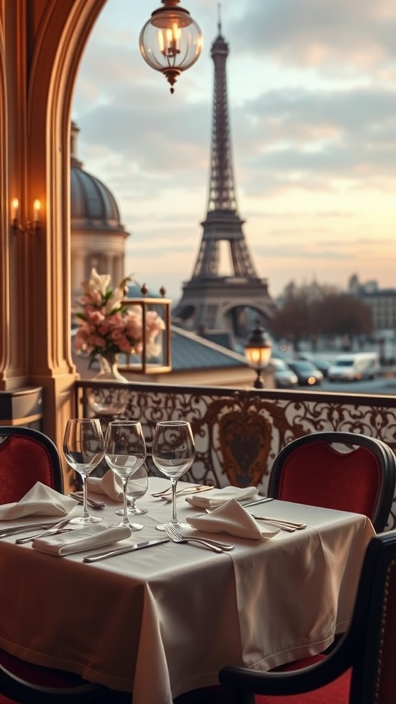 Luxury dining experiences in Paris