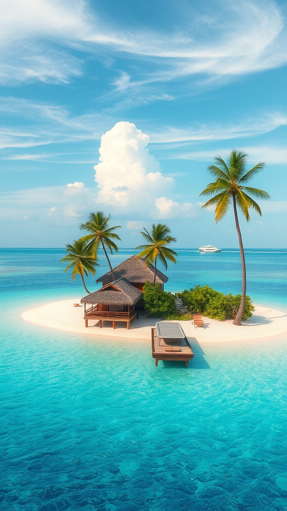 Private island vacations in the Maldives