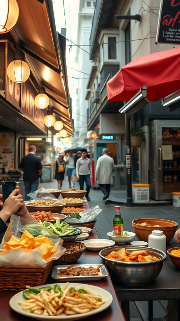 Street food vs. fine dining in Singapore
