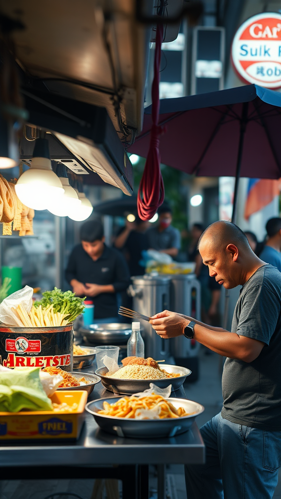 Street food vs. fine dining in Singapore