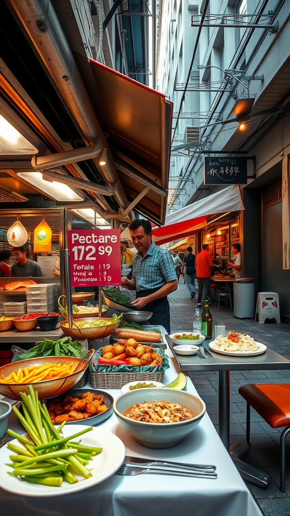 Street food vs. fine dining in Singapore