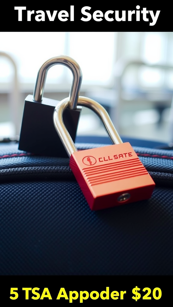 Travel Security: 5 TSA-Approved Locks Under $20