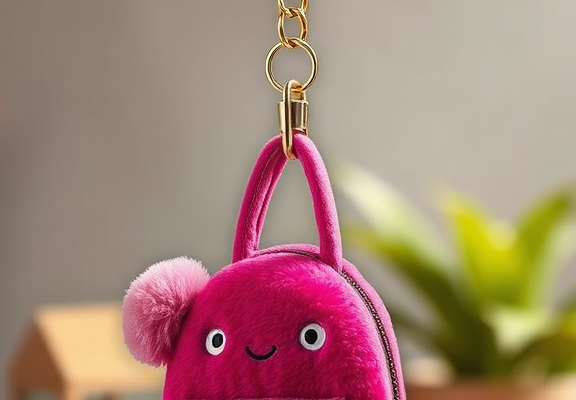 WESUN Plush Hanging Keychain Accessory Décor – Bag Pendant Collection