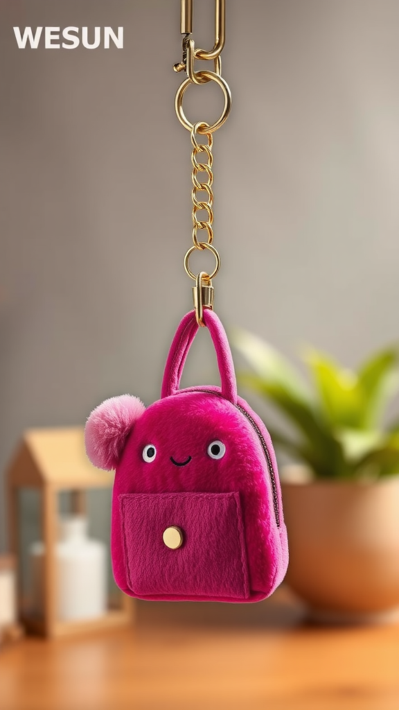 WESUN Plush Hanging Keychain Accessory Décor – Bag Pendant Collection