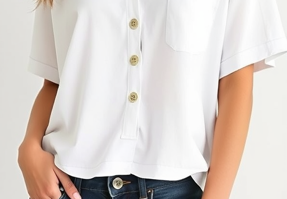 WIHOLL Womens Summer Tops Short Dolman Sleeve Shirts 2025 Fashion V Neck Outfits Clothes