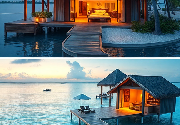 $4000 hotel vs $1000 hotel in the Maldives