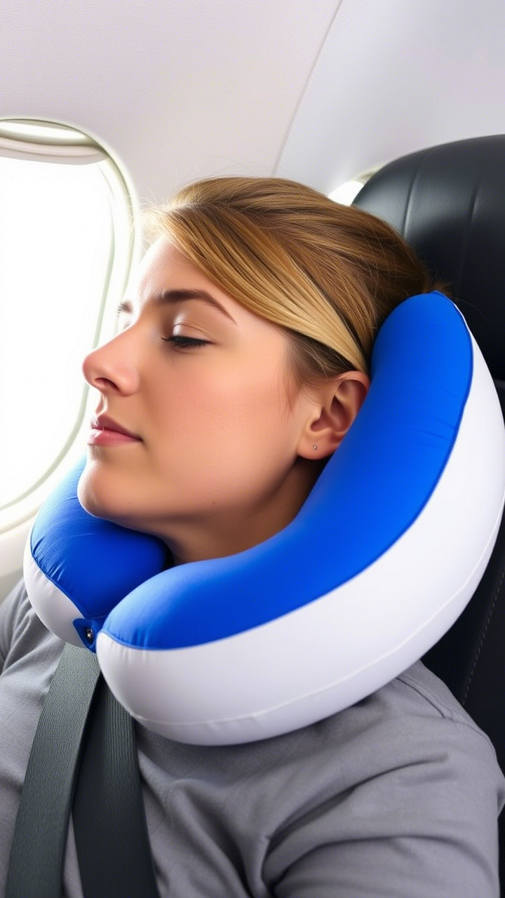 inflatable travel pillow