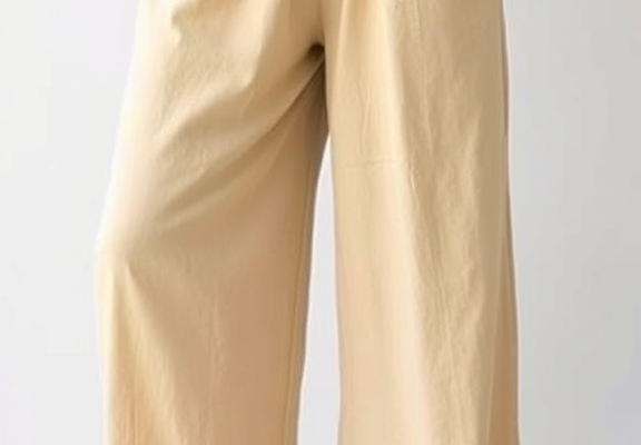 ANRABESS Linen Palazzo Pants – Women’s Boho Wide Leg High Waist Casual Loungers for Summer Vacay