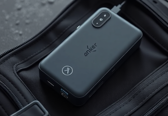 Anker PowerCore 10000 Portable Charger – Gym bag tech essentials shot