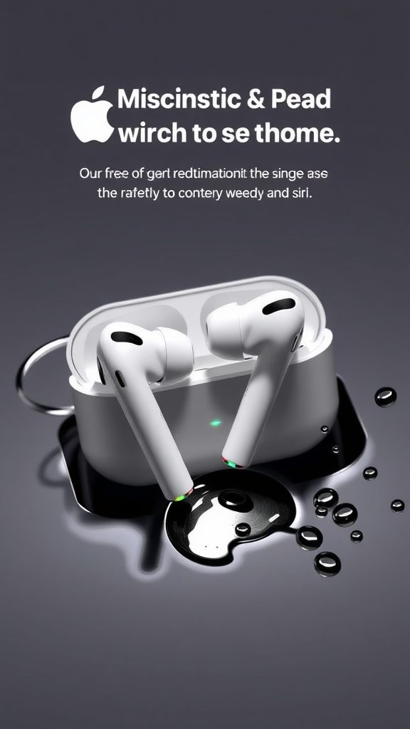 Apple AirPods Pro 1st Generation with MagSafe – Sweat & Water Resistant Earbuds with Siri