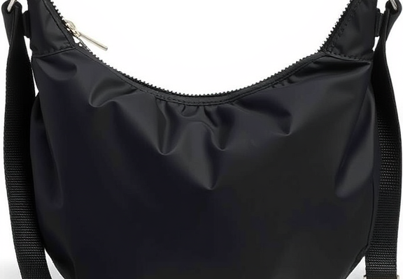 BAGGU Small Nylon Crescent Bag - Black 37''