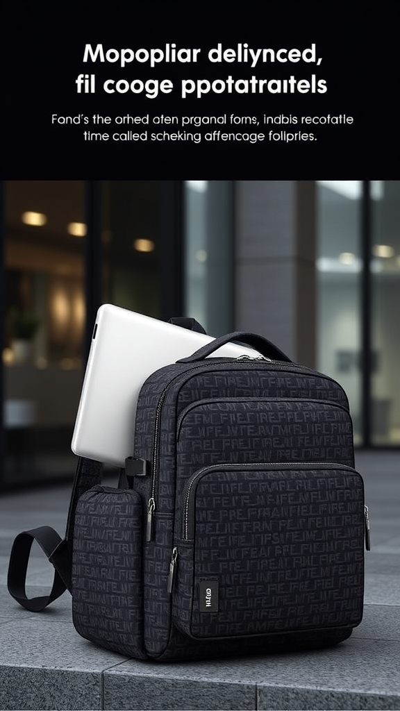BANGE 15.6″ Waterproof Business Backpack – Commuter & Travel Bag with Multi-Pocket Design