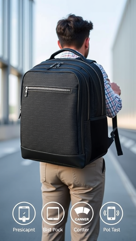 BANGE Business Commuter Backpack – Waterproof 15.6″ Laptop Bag for Travel & Daily Use