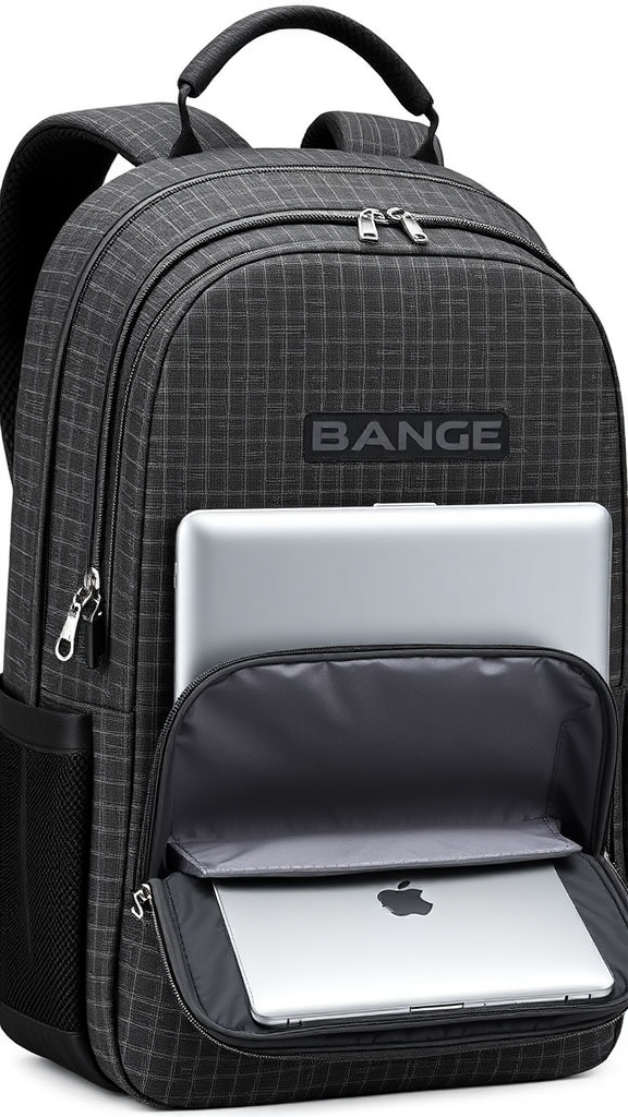 BANGE Waterproof 15.6″ Laptop Commuter Backpack – Business, Travel & Daily Use Bag