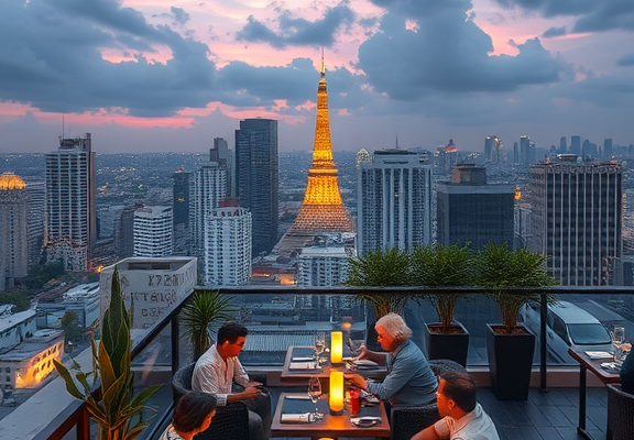 Best rooftop dining in Bangkok
