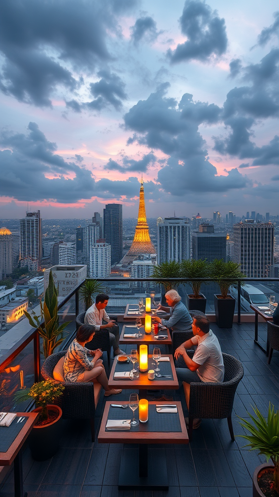 Best rooftop dining in Bangkok