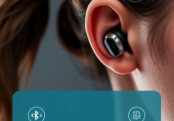 Bluetooth 5.4 IP7 Waterproof Earbuds – 75 H Playtime, Earhooks & Quad-Mic ENC for Running