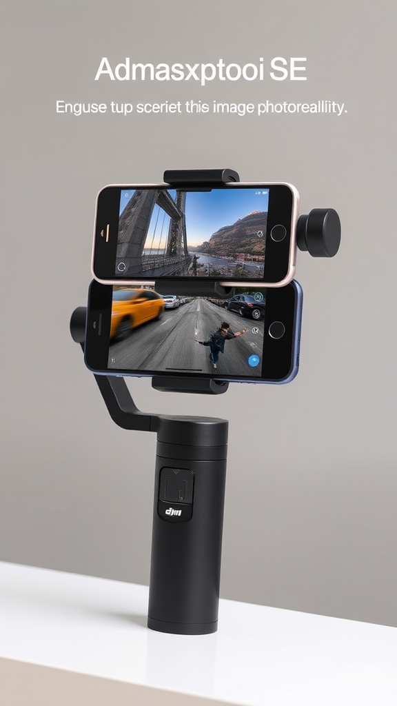 DJI Osmo Mobile SE, 3-Axis Phone Gimbal, Portable and Foldable, Gimbal Stabilizer for iphone, Andriod