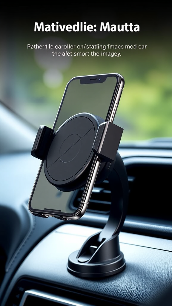 GETNEW Magnetic Phone Holder for Car – 360° Suction Mount & Foldable Stand