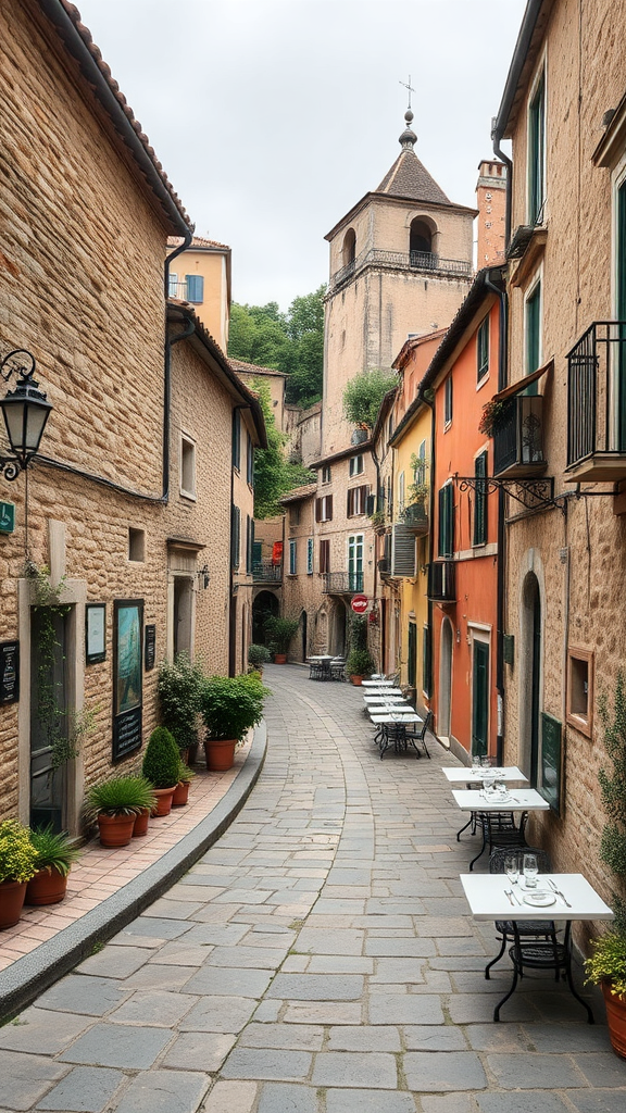 Gourmet travel itinerary for Italy